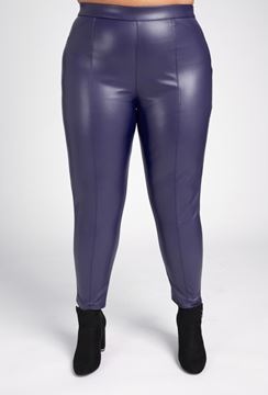 Picture of FAUX LEATHER TROUSER